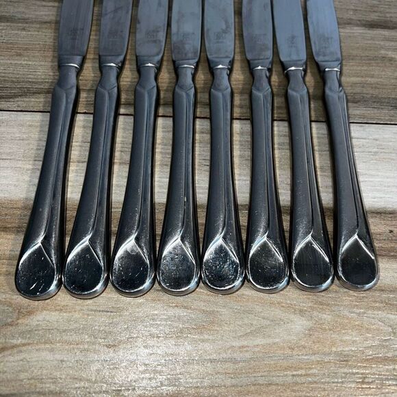 Butter Knifes Zwilling J. A. Henckels PROVENCE 18/10 Stainless Set 8 Serve Ware - Picture 2 of 6